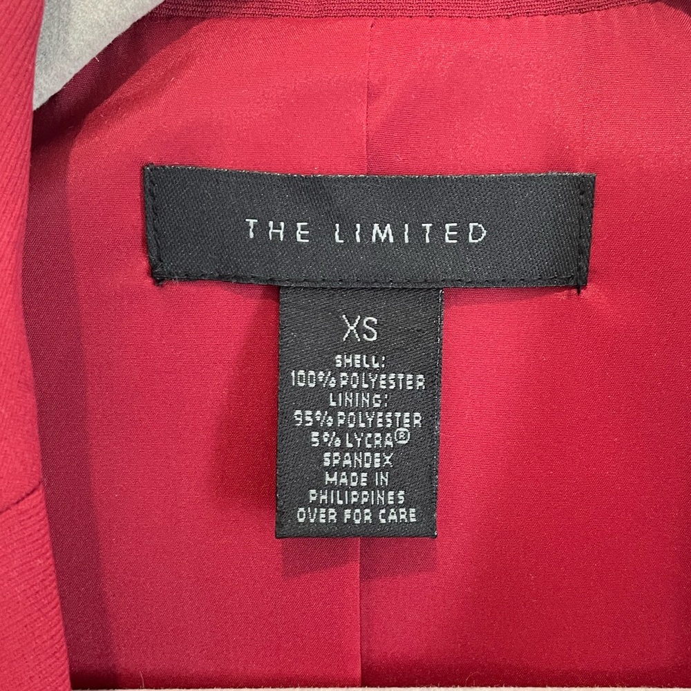 The Limited Red Fitted Blazer Size XS. - Picture 2 of 11